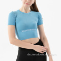 Kurzarm Yoga Top Fitness